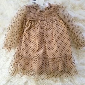Zara Tulle Flocked Dotted dress 18-24